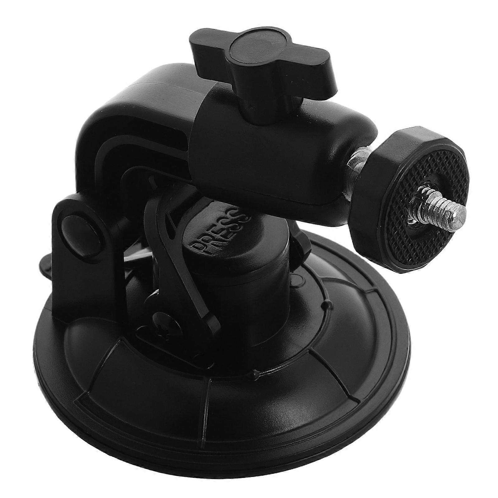 Action Camera Suction Mount Round Shape Wide Compatibility Easy Installation ABS Material 1Set