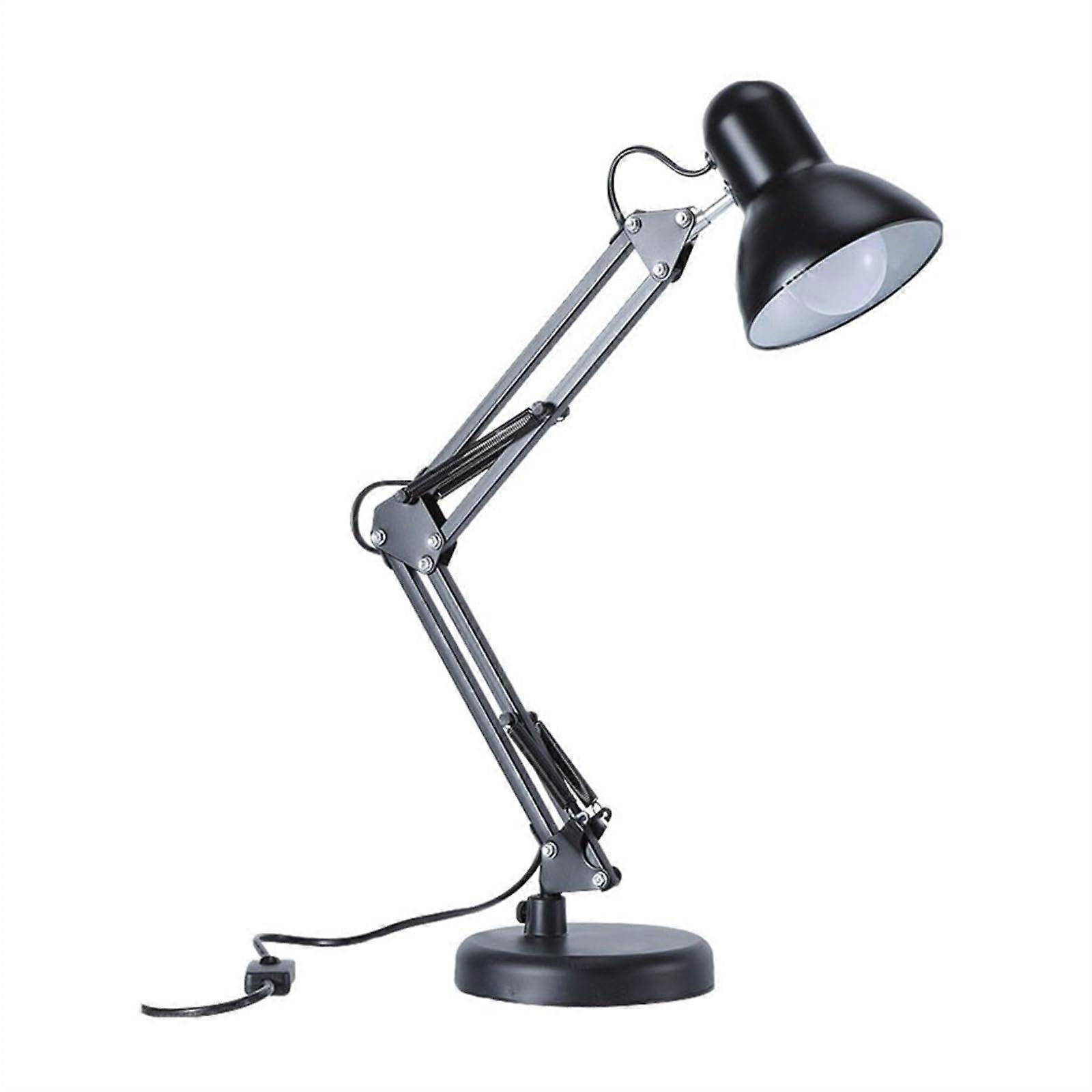 LED Desk Lamp with Clamp, Swing Arm, 3 Color Modes, Adjustable Folding Arm for Home Office Reading