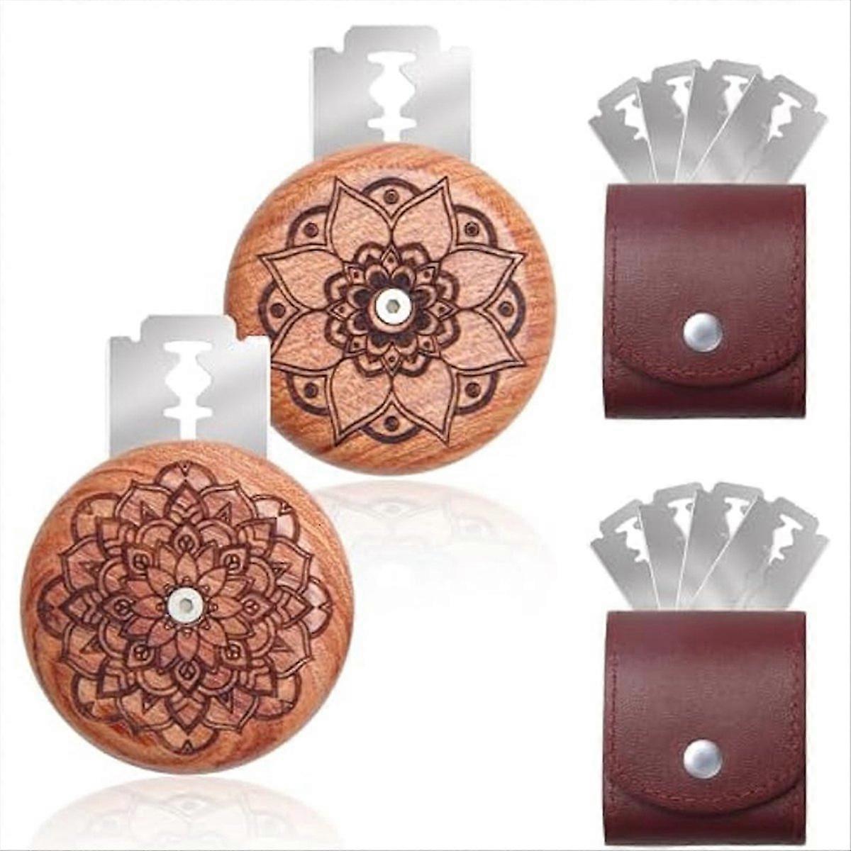 14PCs Wooden Bread Lame Cutting Set,UFO Bread Lame Scoring Tool