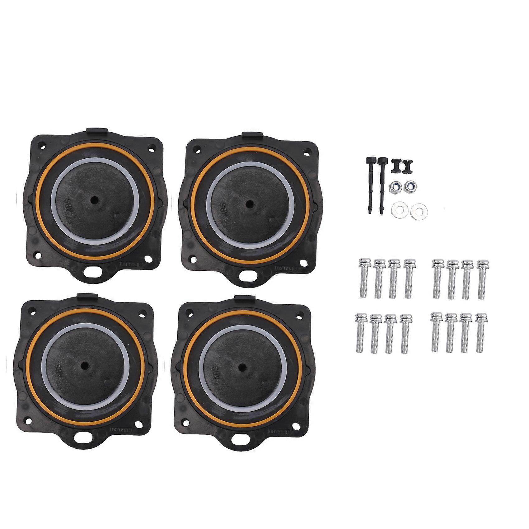 2 Air Pump Rebuild Kit Compatible with Hi Blow HP60/ HP-80 Aerators, Includes 4 Diaphragms, Screws and Safety Pins