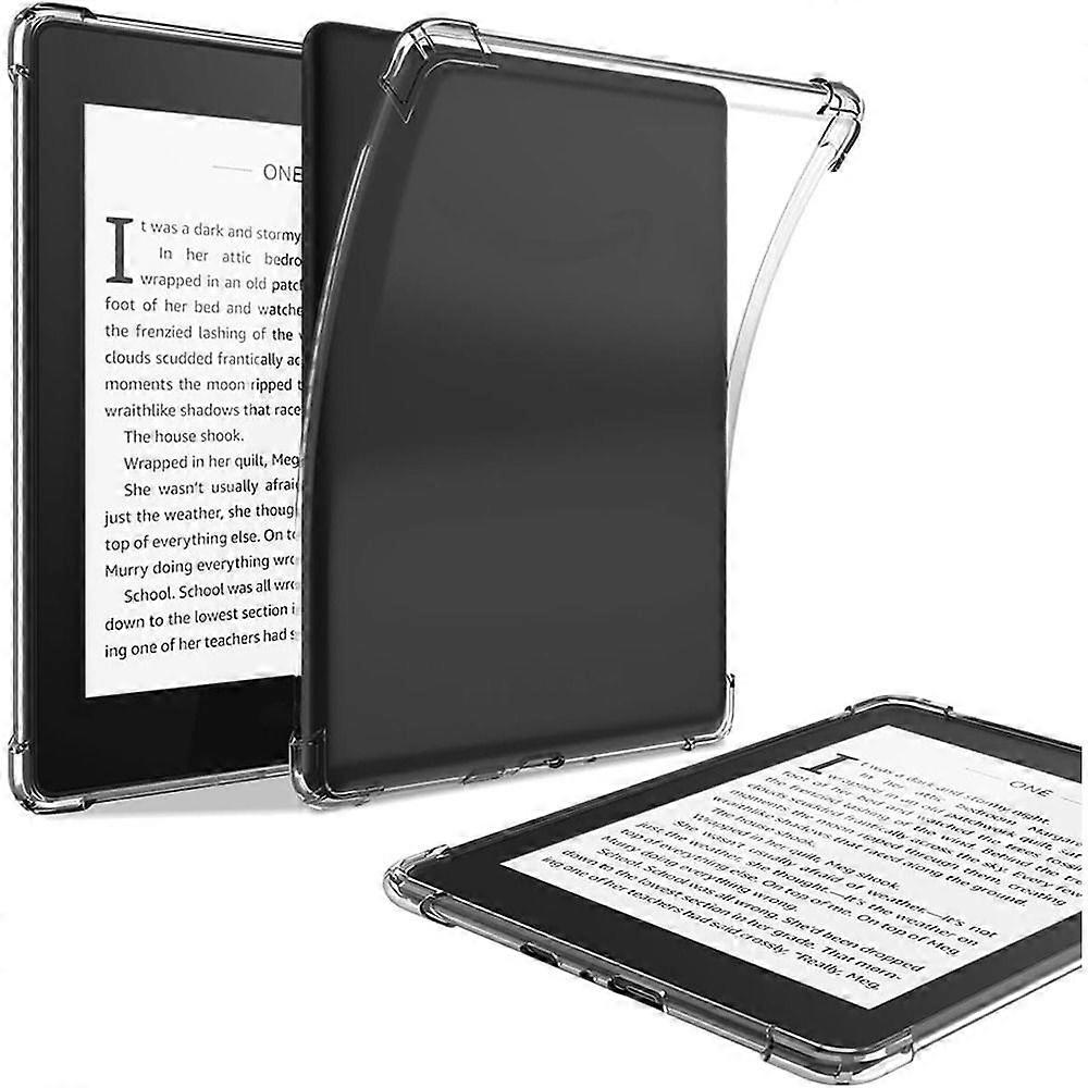 For Kindle Paperwhite 1/2/3/4/5 2024 e-Reader Case Transparent TPU Back Cover 12th Gen Colorsoft C2V2L3 SA568B Protective Shell