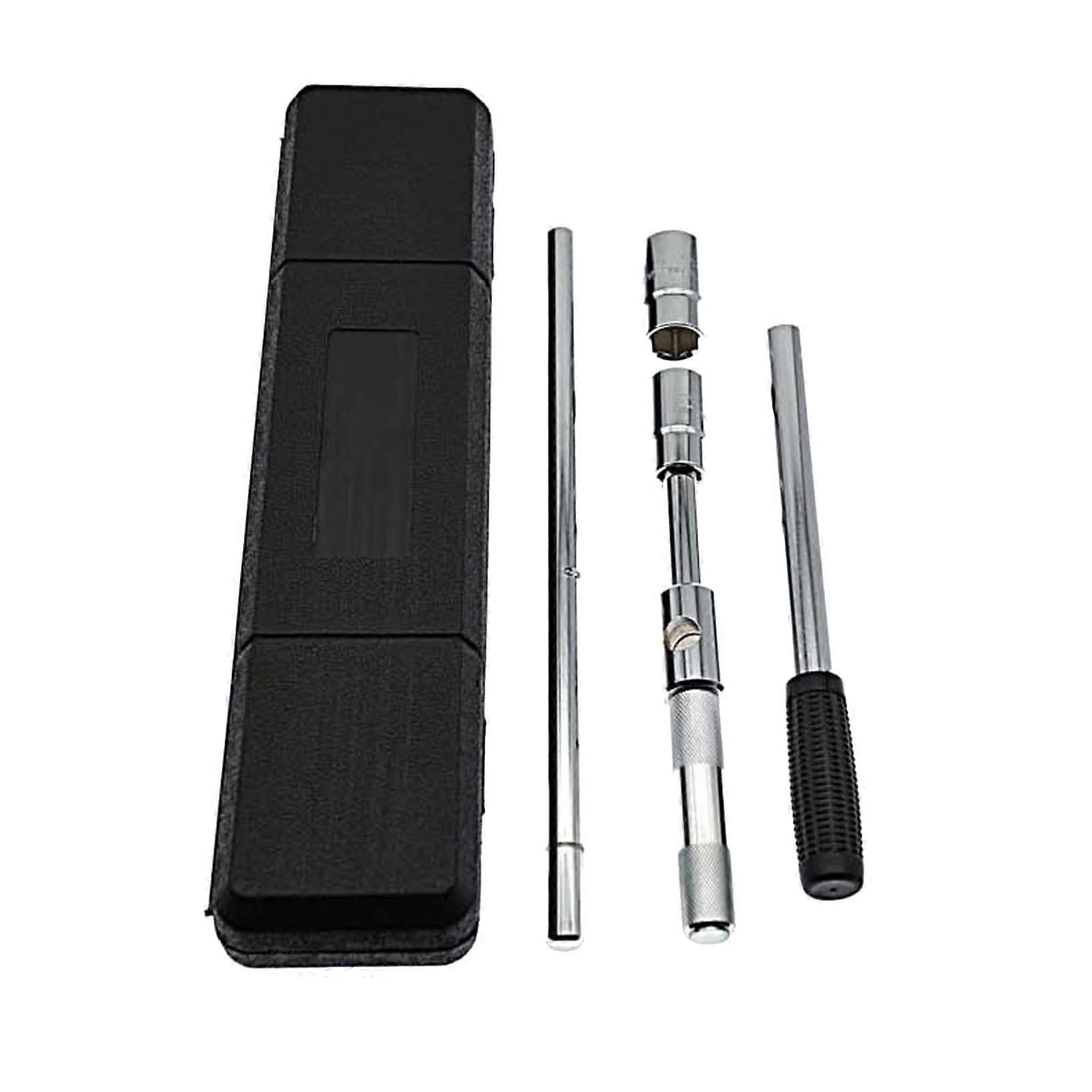 Heavy Duty Telescopic Lug Wrench with 4 Way MultiSize Sockets 1723mm and Protective Case