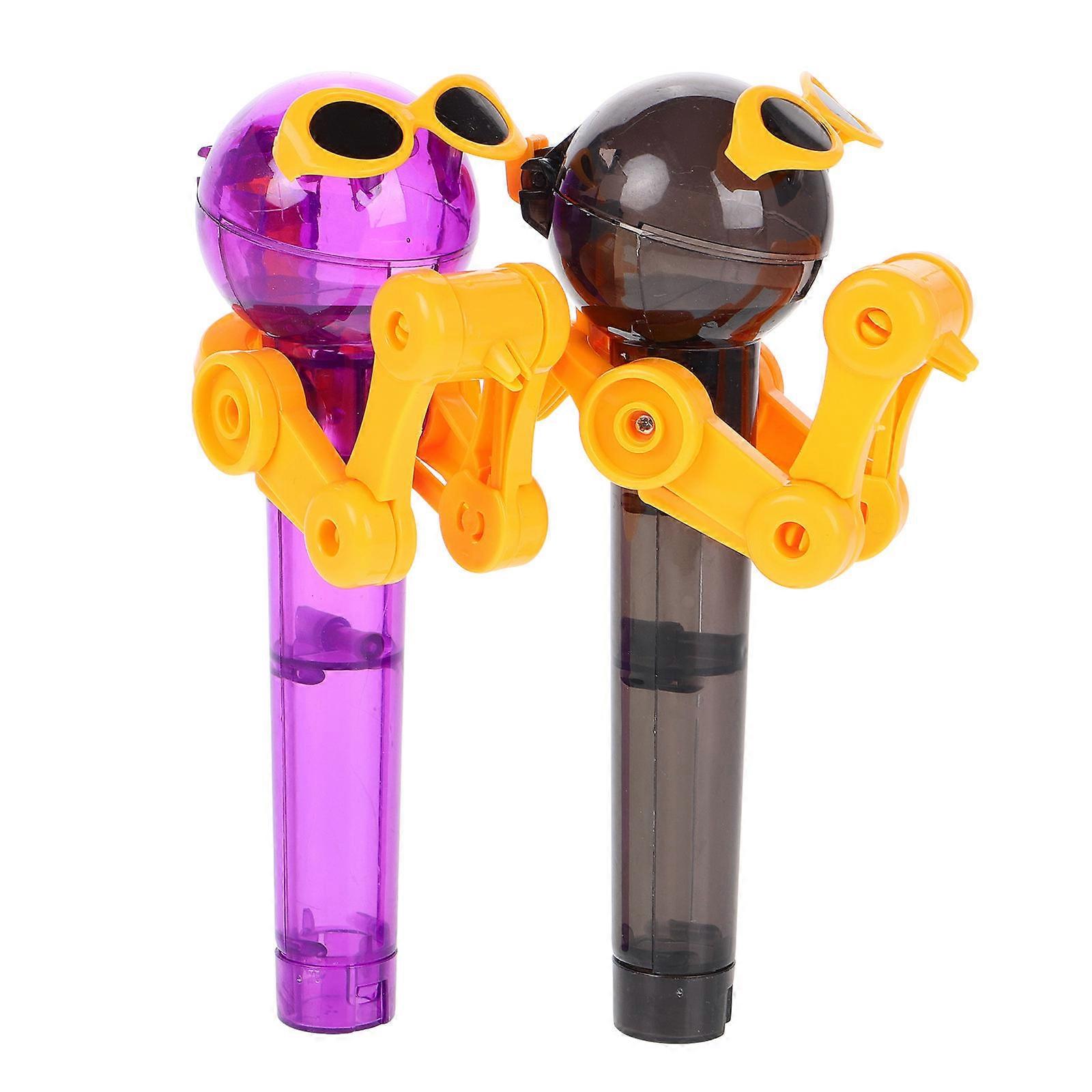 Dinosaur Robot Lollipop Holder for Party Candy Organization 2Pcs