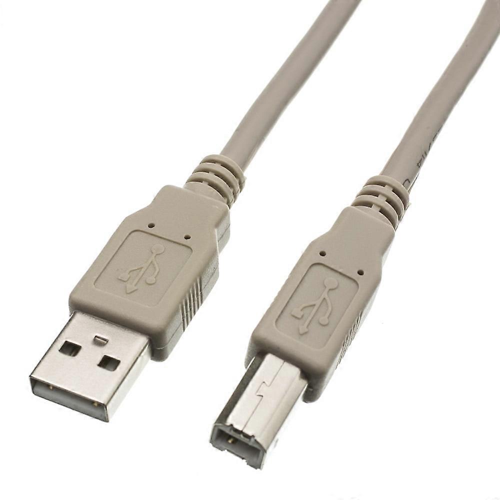 25ft USB Cable forHP - Envy 4500 Network-Ready Wireless e-All-in-One Printer - Beige