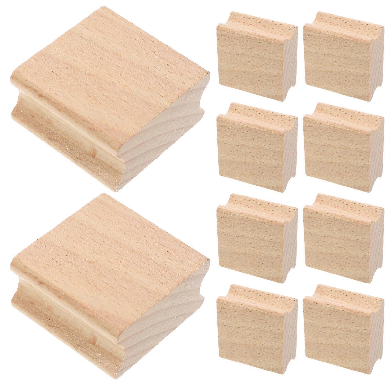 Wooden Stamp for Handbook Use 30Pcs DIY Scrapbook Seal Set
