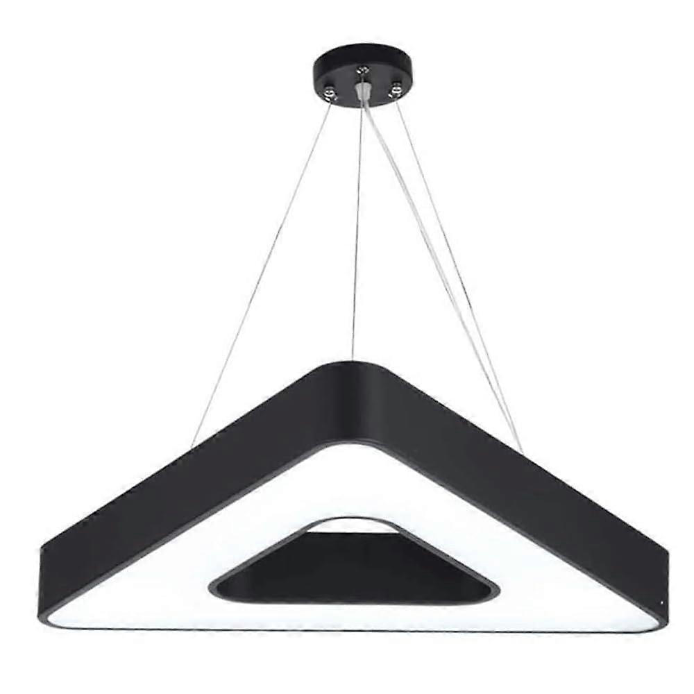 Modern Triangle LED Pendant Light with Adjustable Color Temperature for Kitchen Island 80CM Dark
