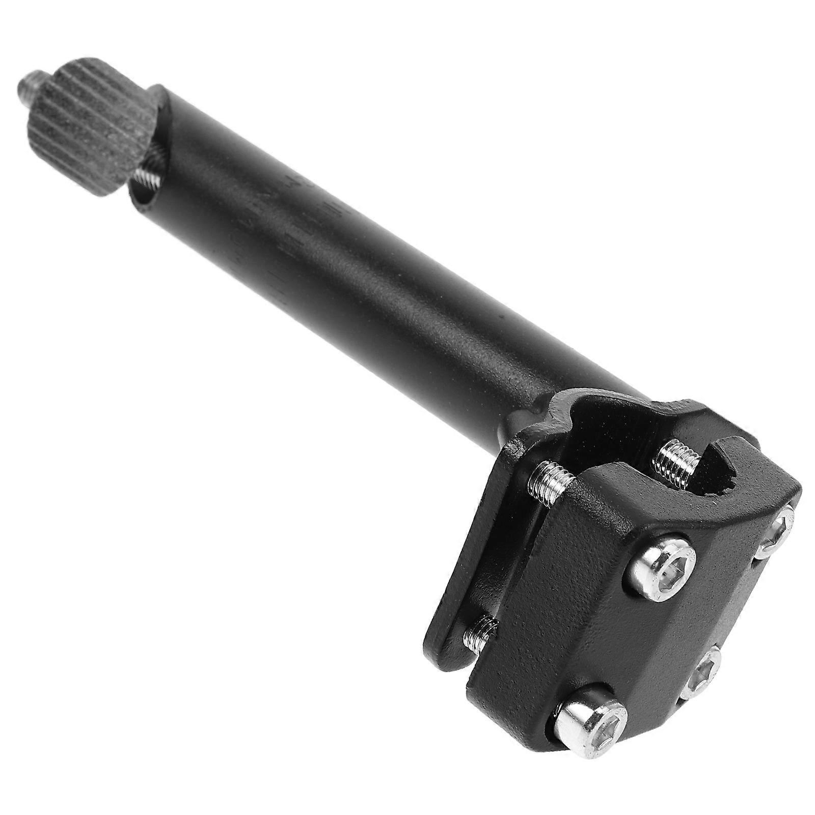 Black Bicycle Stem for Stem Gooseneck Shape Durable Metal