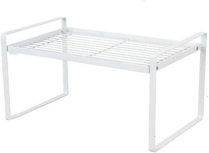 Solid Wood Desktop Organizer Shelf with SpaceSaving Design for Office, Home and Cosmetics