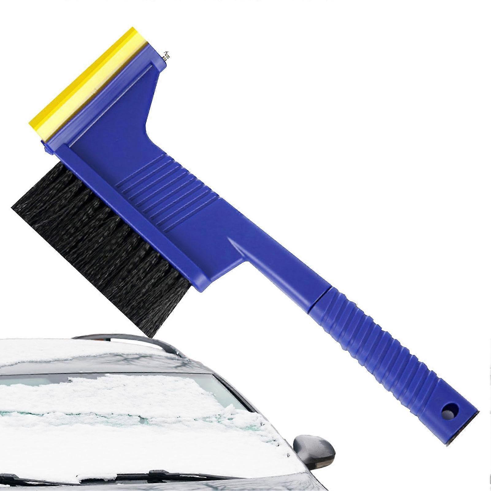 Car Snow Scraper and Brush 2 in 1 with AntiSlip Handle Detachable Head for Efficient Snow Removal