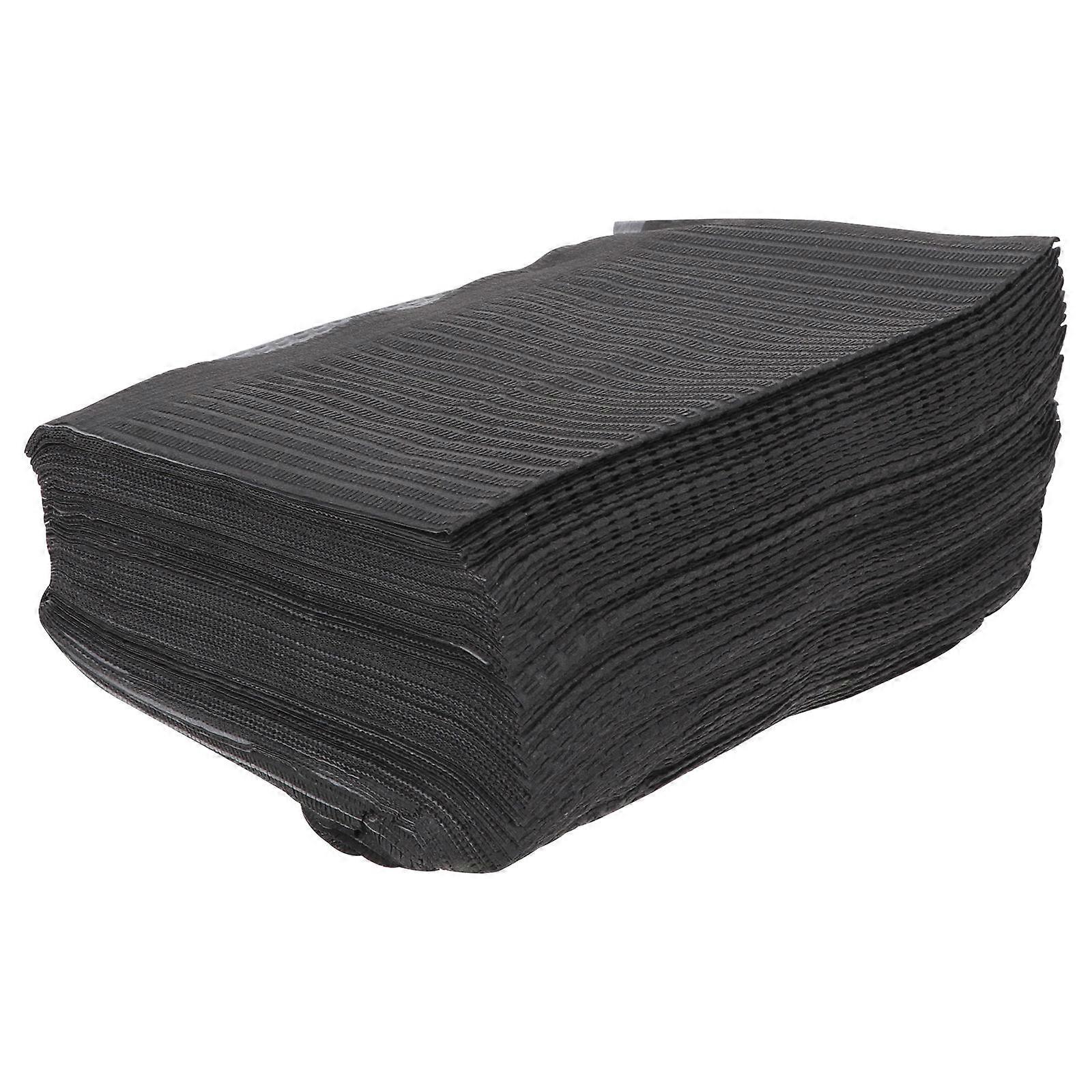 Table Cloth for Table Use 125Pcs Disposable Black Waterproof Cover