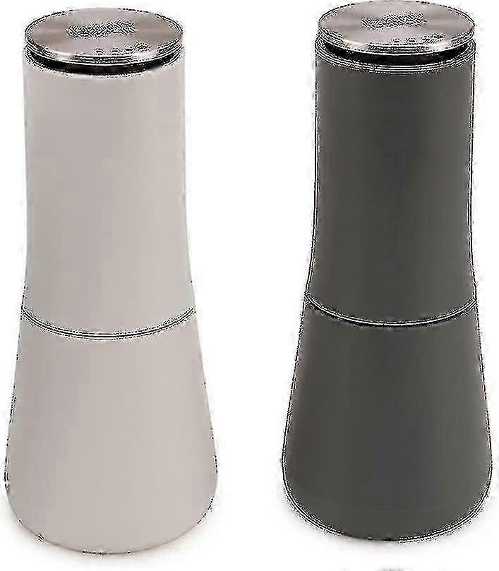 Non-spill Salt & Pepper Mill Set, Refillable, Ceramic Grinding, Adjustable Grind, Top Grinding for Less Mess 2025