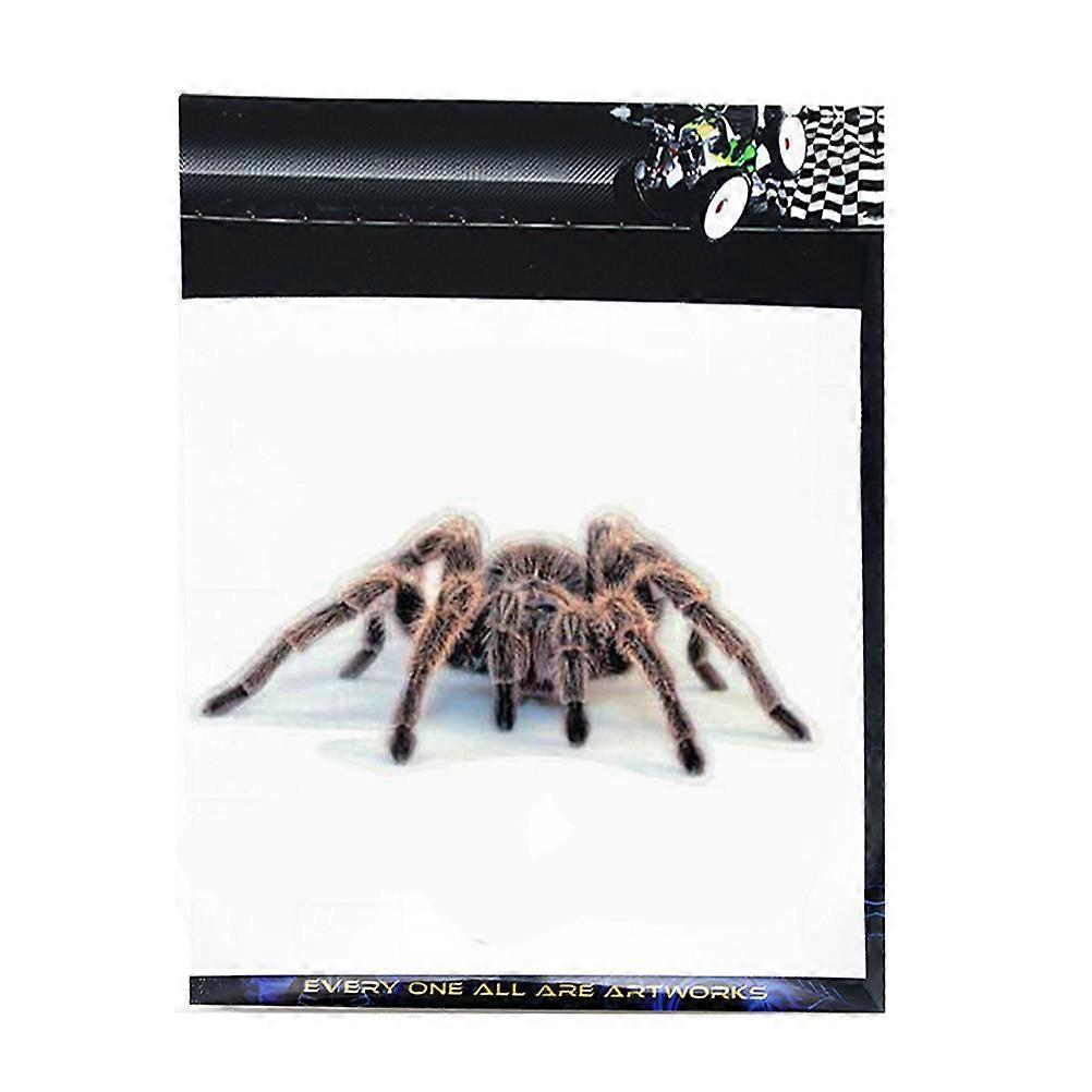 Car-Styling Sticker 3D Red Spider for Car Decoration 2Pcs