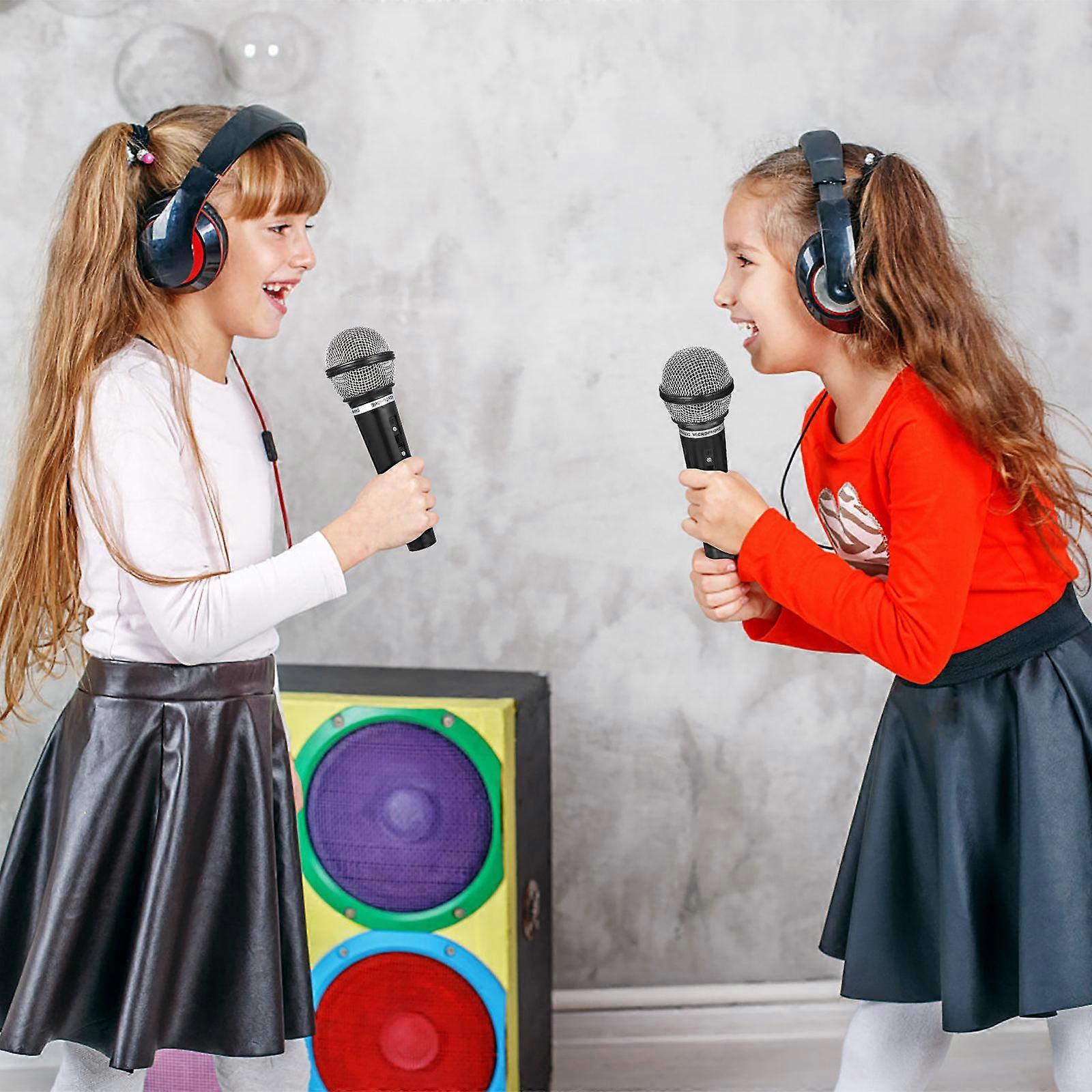 Mini Black Microphone Toy for Party Use 1Pcs Fake Microphone Model