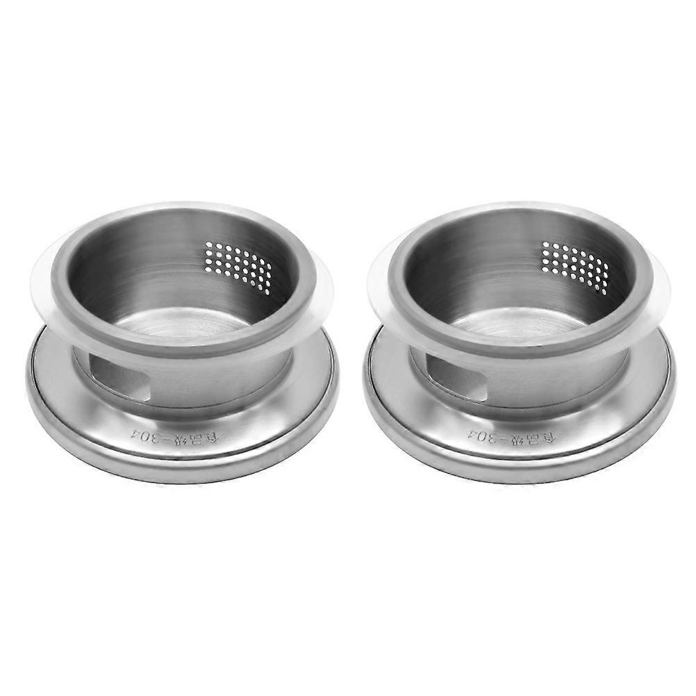 Stainless Steel Kettle Covers for Practical Use Silver 2Pcs Set