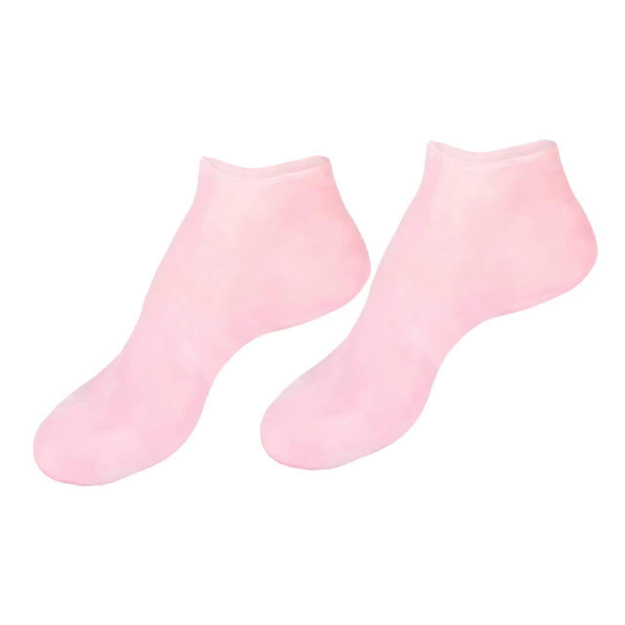 Moisturizing Socks for Dry Cracked Feet with SEBS Soft Pads, Deep Hydration Overnight