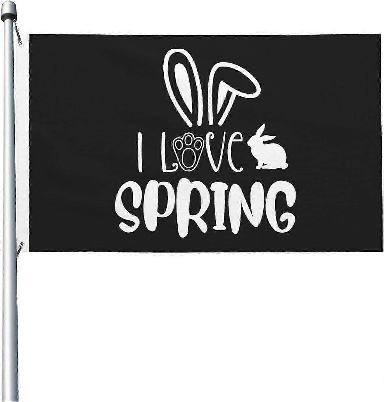 I Love Spring Flag Qi 1210