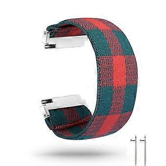 20mm Color Matching Nylon Watch Band for Samsung Galaxy Watch4 Classic 46mm 42mm/Watch4 44mm 40mm/Hu