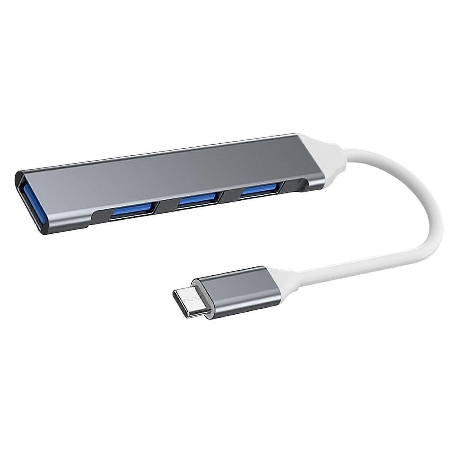USB 3.0 Hub 4 Port Speed 5Gbps Transfer for Laptop Desktop PC and MultiDevice Connectivity