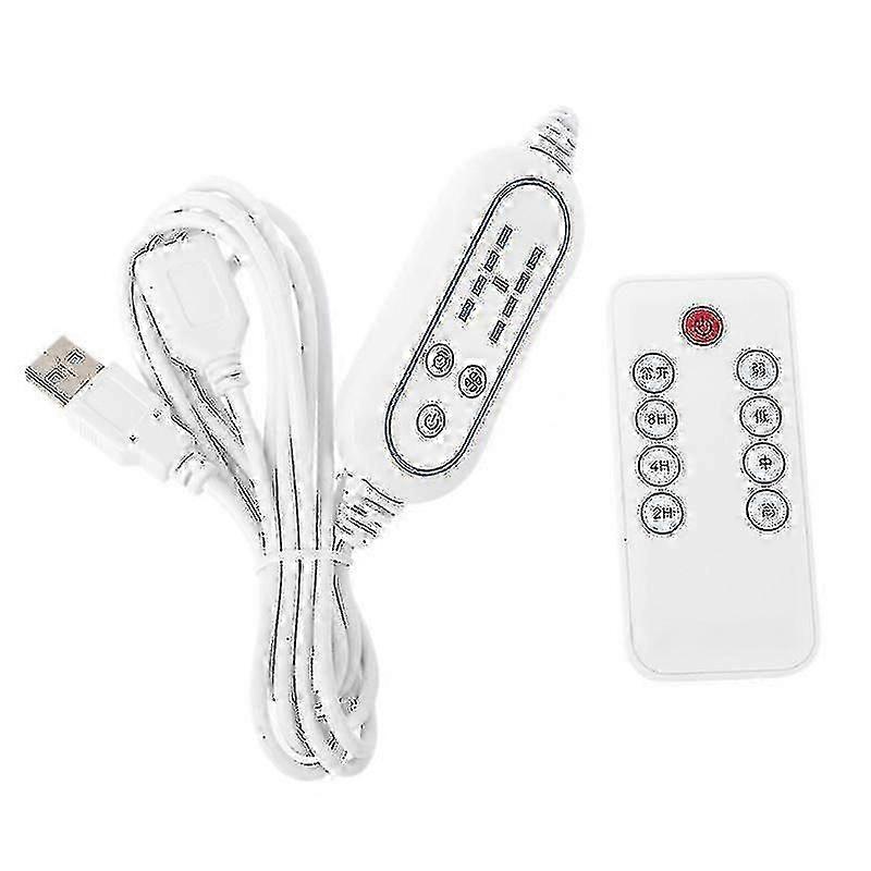 USB Fan Remote Control for Adjustable Speed and LED Lighting