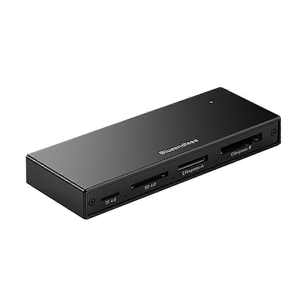 BLUEENDLESS 5in1 USB 3.2 Camera Memory Card Reader CFeA/CFeB/SD/TF/USB3.2 10Gbps Card Reader Support Multiple Reader Slot