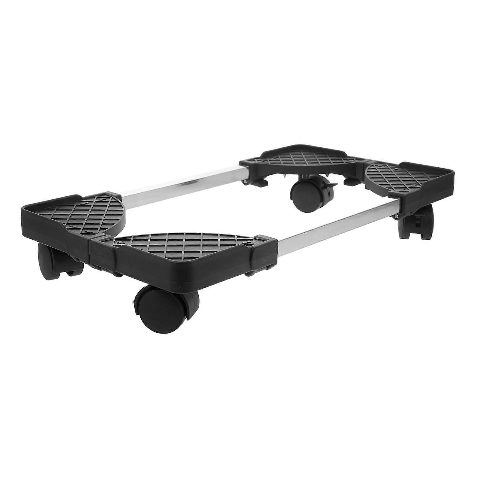 Adjustable CPU Stand with Wheels, SpaceSaving Under Desk Computer Tower Holder with SmoothRolling Casters