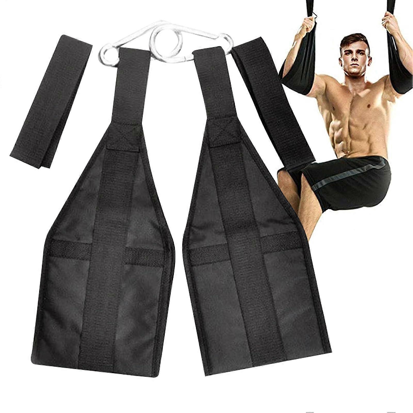 Pull Up Assist Straps with Ab Slings, Enhanced Core Isolation and Comfortable Elbow Support