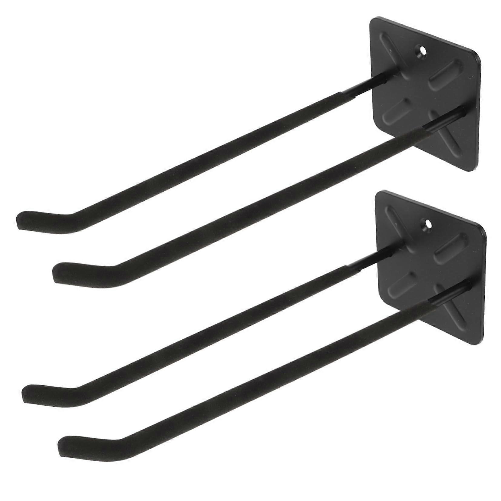 Heavy Duty Garage Storage Hooks for Tires and Tools, SpaceSaving Wall Mount, Black Finish