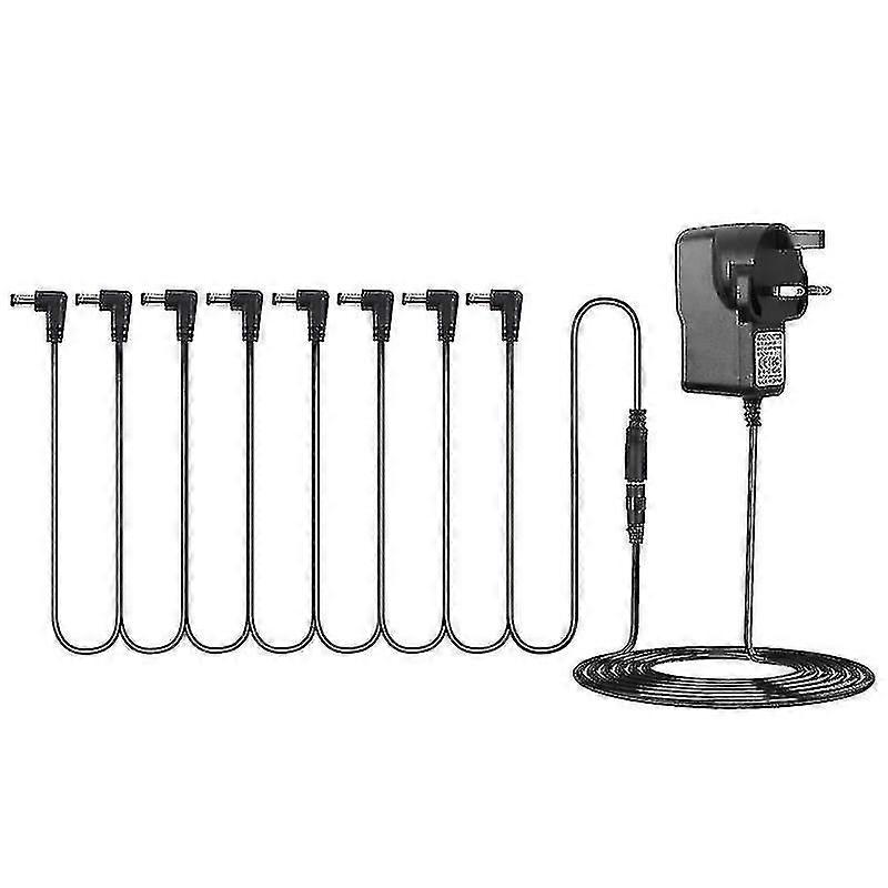 Guitar Pedal Adapter With 8 Ways Daisy Chain Cable Line Right