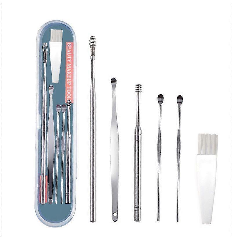 6 Pcs Ear Pick Earwax Removal Kit, Ear Cleansing Tool Set