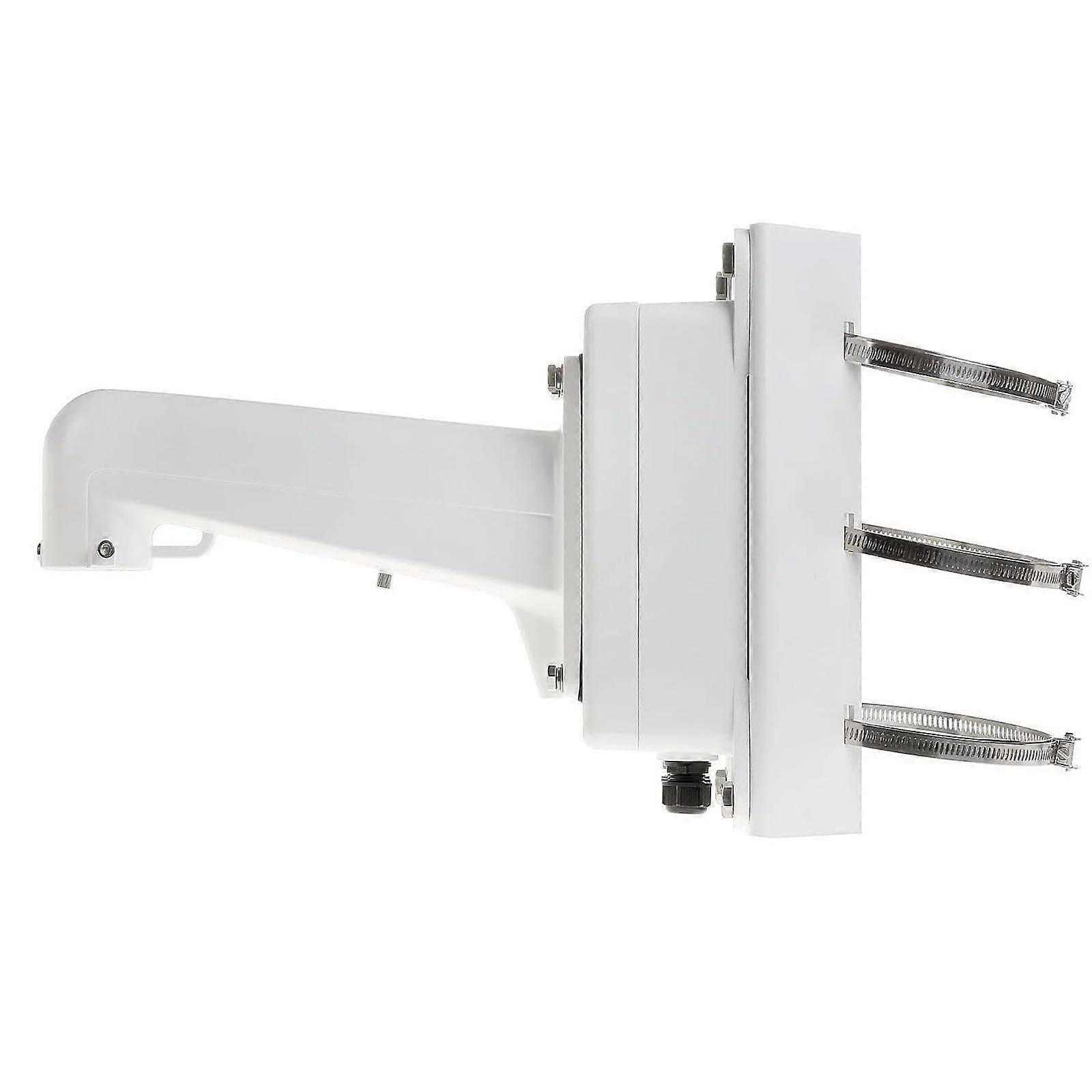 Aluminum Pole Mount Bracket for CCTV PTZ Camera with Adjustable Clamp and Quick Installation