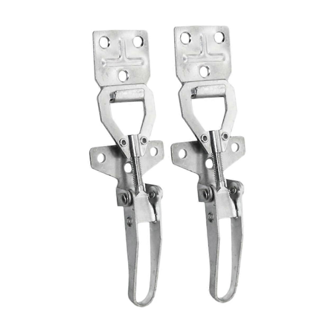 Beehive Box Connector and Hive Lock, Galvanized Steel Adjustable Clasp, Secure Buckle Latch, 2pcs