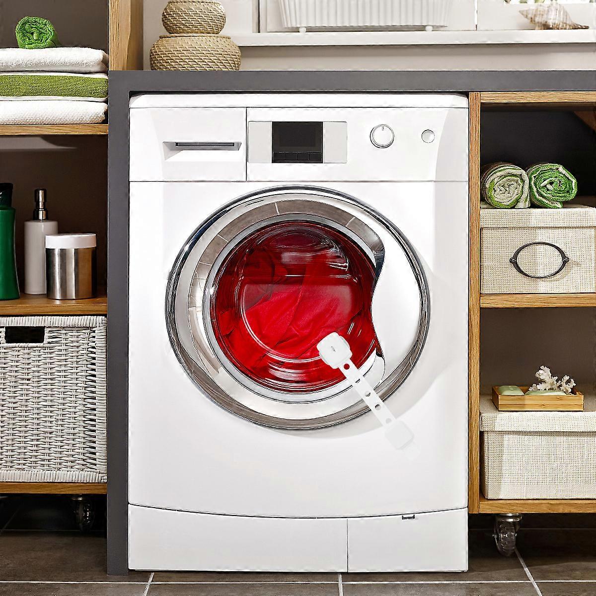 Baby Safety Locks Drawer Lock for Kid 5Pcs White Plastic Fixed Security