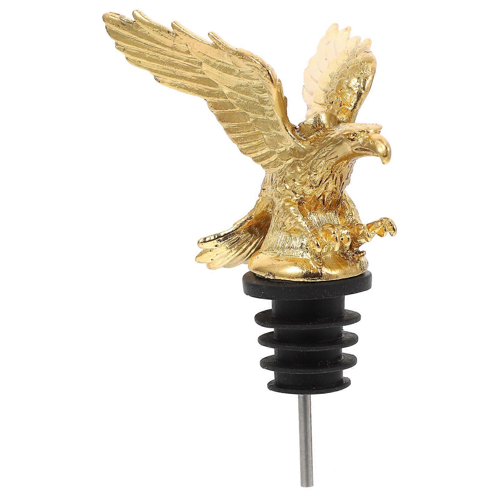 Zinc Alloy Wine Pourer for Wine Use with Eagle Design 1Pcs