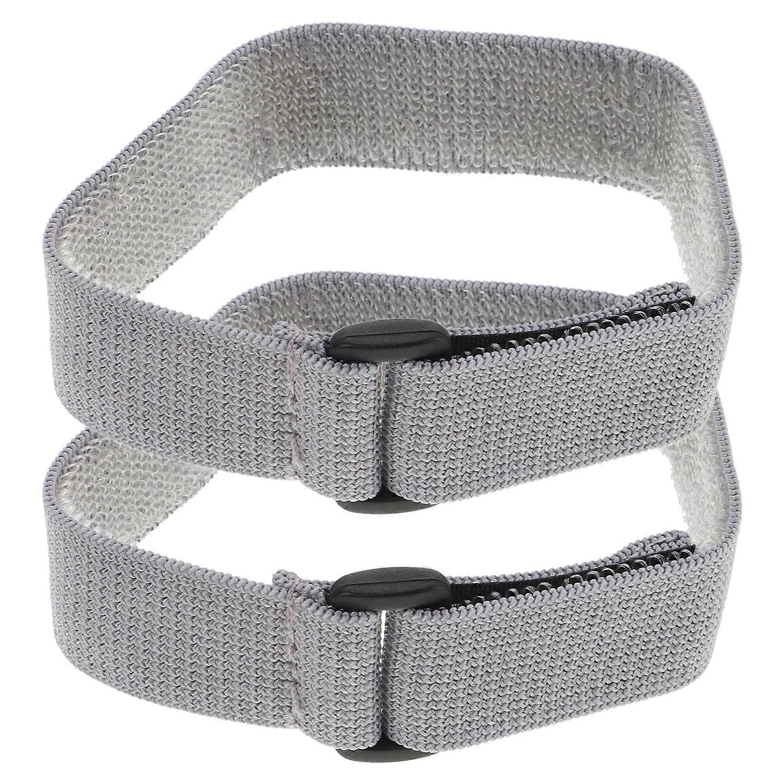Fastening Cable Straps Hook and Loop for Organization 4Pcs Grey Kit
