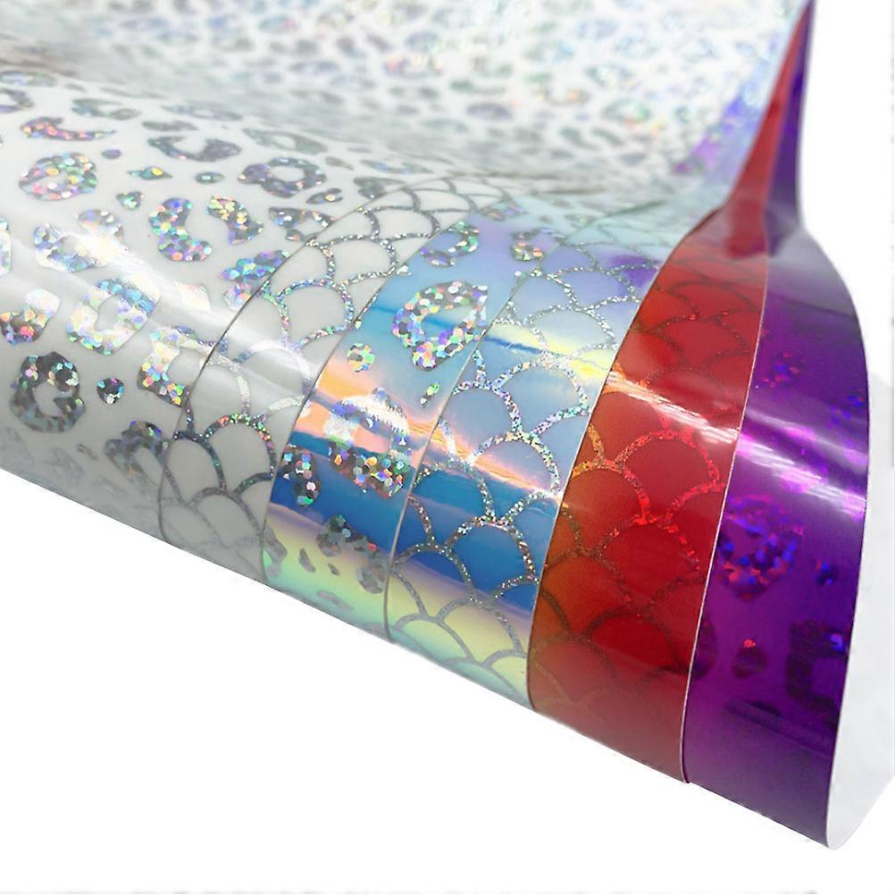 Fish Scale Leopard Pattern Decals Car Decals Self-Adhesive Vinyls for Decor 30 Sheets