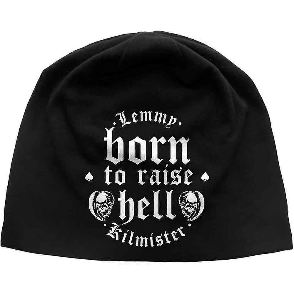 Lemmy Born To Raise Hell Jersey Beanie Hat