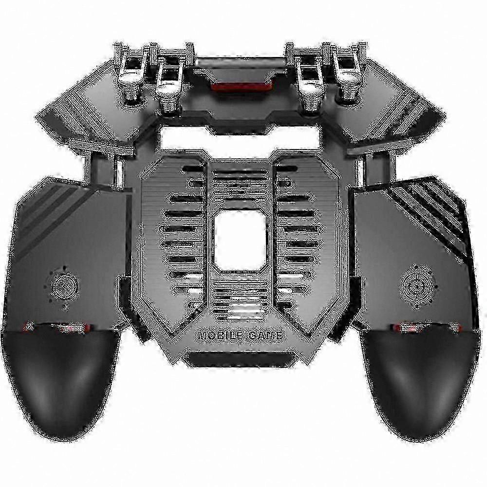 Ak77 Mobile Game Controller: 6-Finger Trigger Gamepad for PUBG