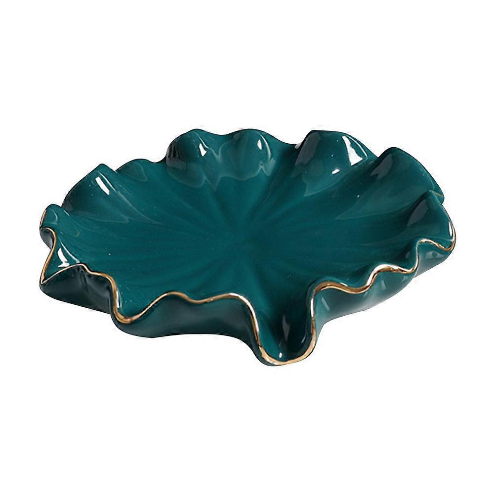 Ceramic Soap Box for Storage Use with Chic Draining Soap Stand
