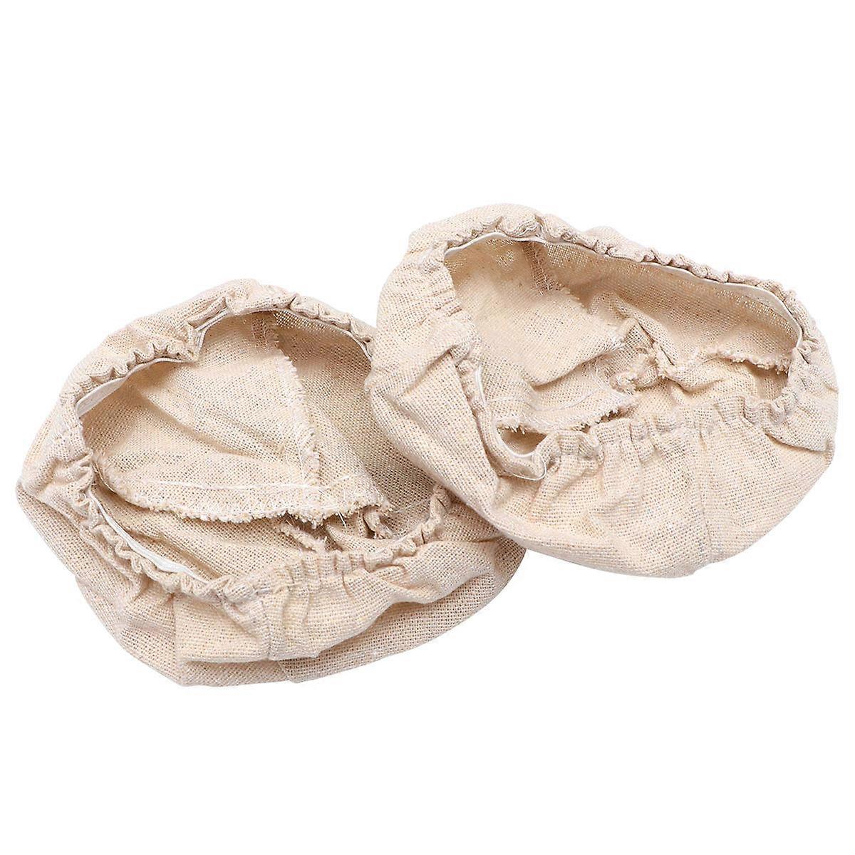 Brotkorb-Backtuch, 2 Stück, Leinen-Teig-Backpapier