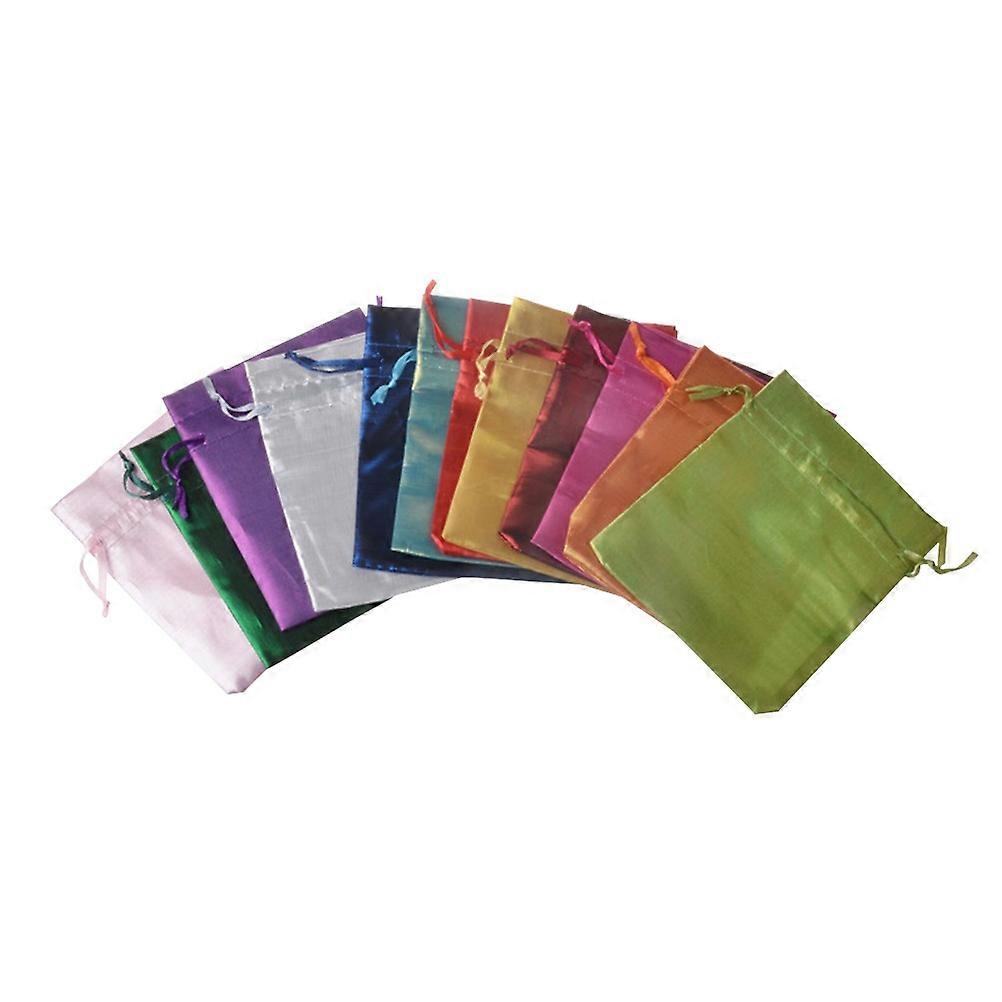 Silk Drawstring Bag Storage Pouch for Organizing 20Pcs Random Color