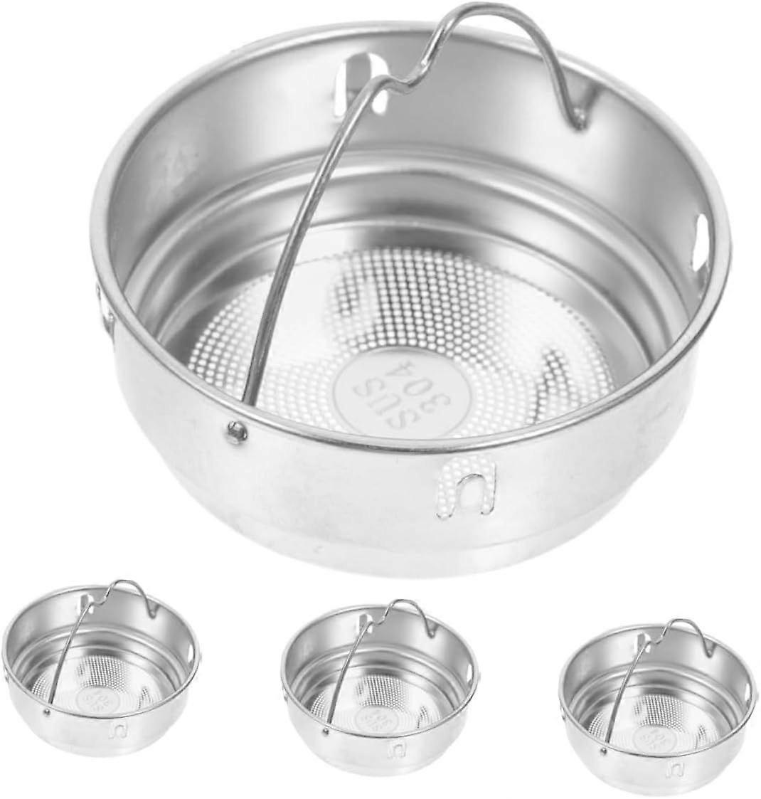 4pcs Insulation Steel Strainers Infusers Reusable Bottles Brewing