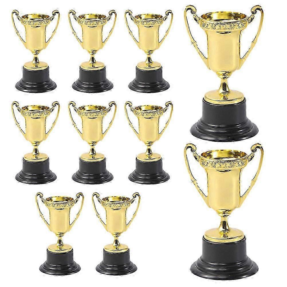 Delicate Small Trophy Plastic for Award Supply Including 10Pcs