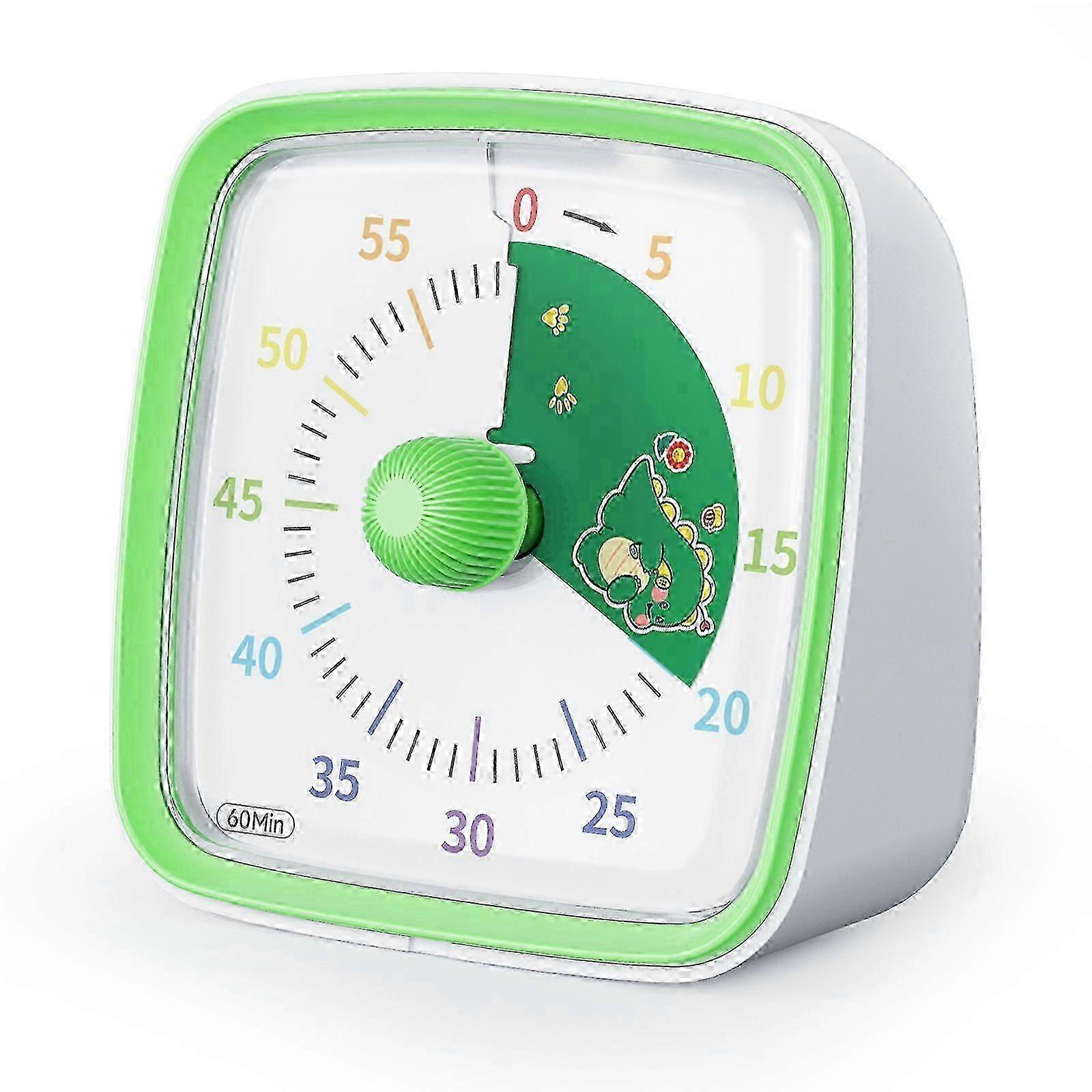 60-Minute Visual Timer with Night Light & Countdown Feature, Perfect Pomodoro Timer for Time Management