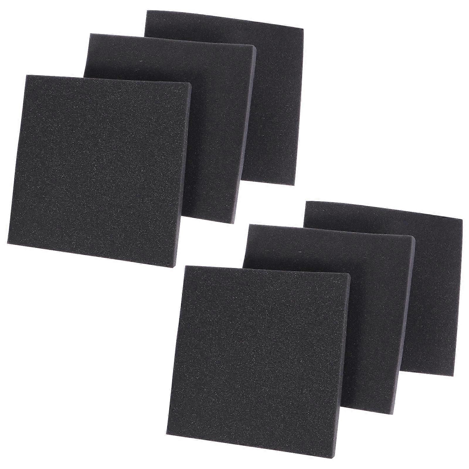 6 PCS Soundproof Fireproof Sound Insulation Wedge Studio Wall Tile