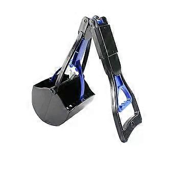 Long Handle Dog Cat Pet Pooper Scooper Small Poop Scoop Waste Jaw Grabber Dirt