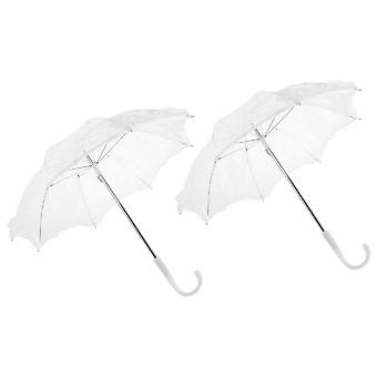 4Pcs Lace Umbrellas for Wedding Photography Decor and Stage Performance