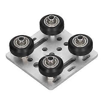 V Gantry Plate for 2020 V Type Aluminum Profile Wheels 3D Printers CNC EU Standard Silver