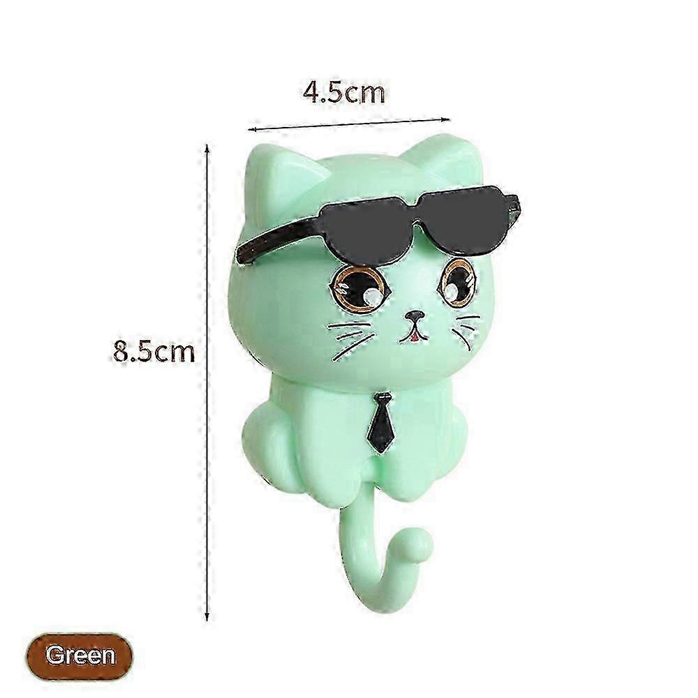 Emboadlie - Cool Cat Key Holder, Cute Key Holder compatible with Wall Decor