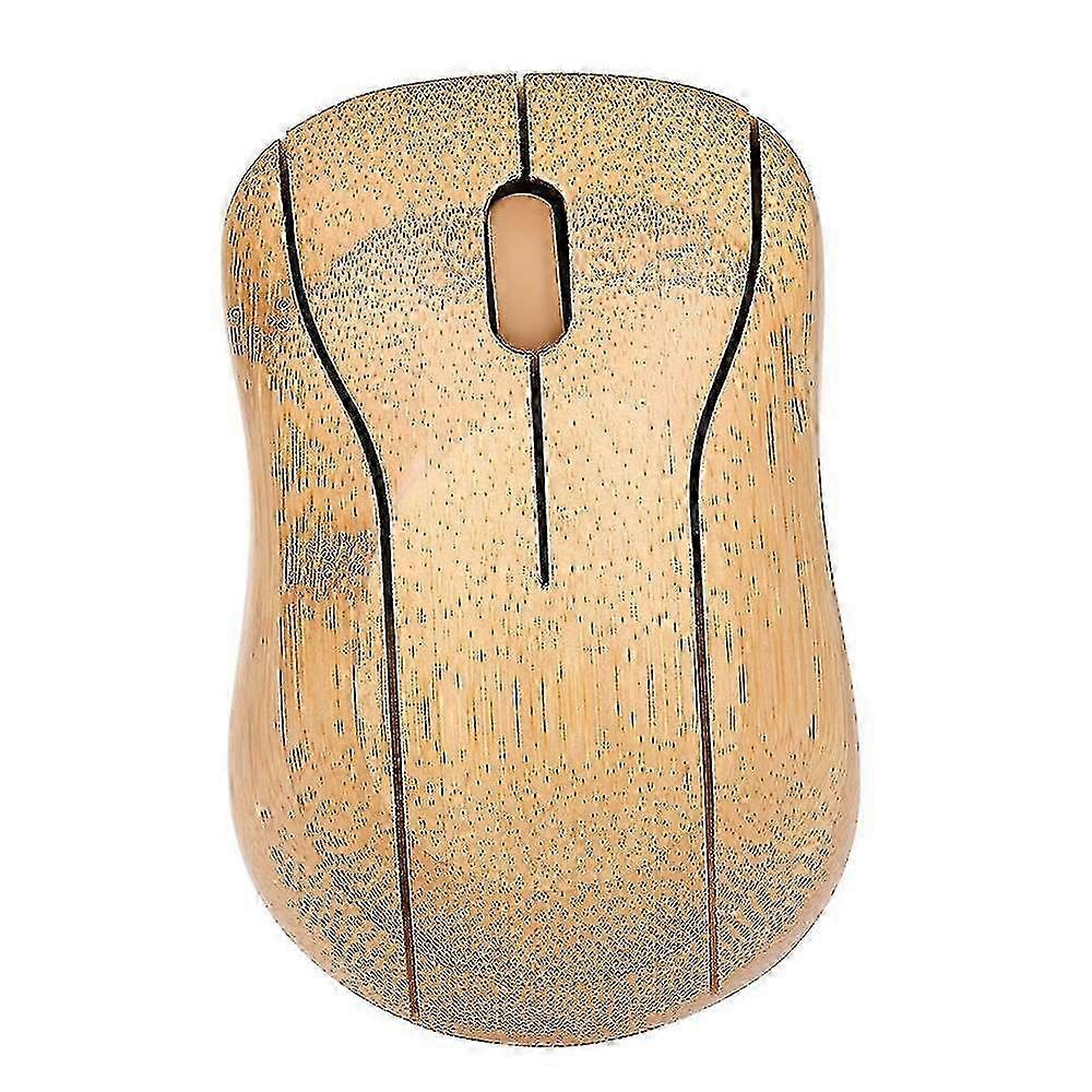 2.4G Wireless Bamboo Optical Mouse compatible withPC and Laptop
