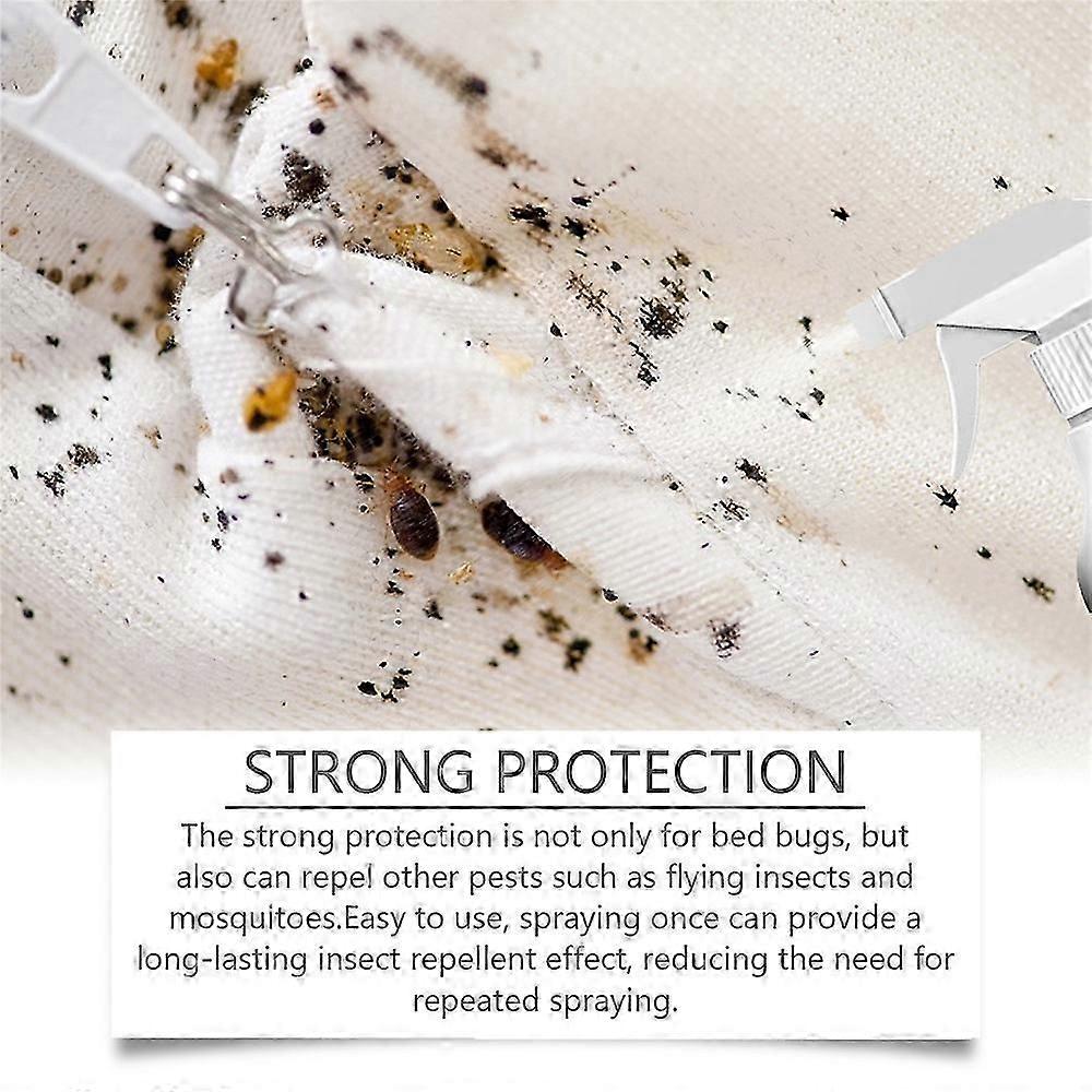 3pcs Bed Bug Spray Remover Bed Sheet Sofa BedBug Removal Prevent Fleas And Bed Bug Bites
